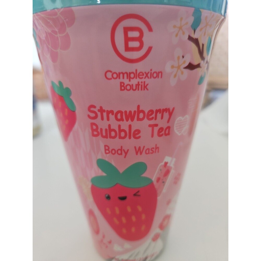 Complexion Boutik Strawberry Bubble Tea Body Wash 27 Fl oz